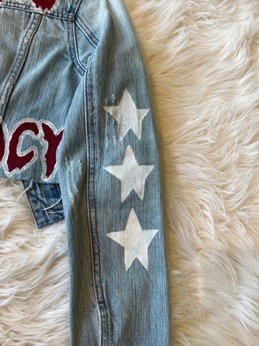 St. John’s University Custom Denim Jacket - Picture 3 of 5
